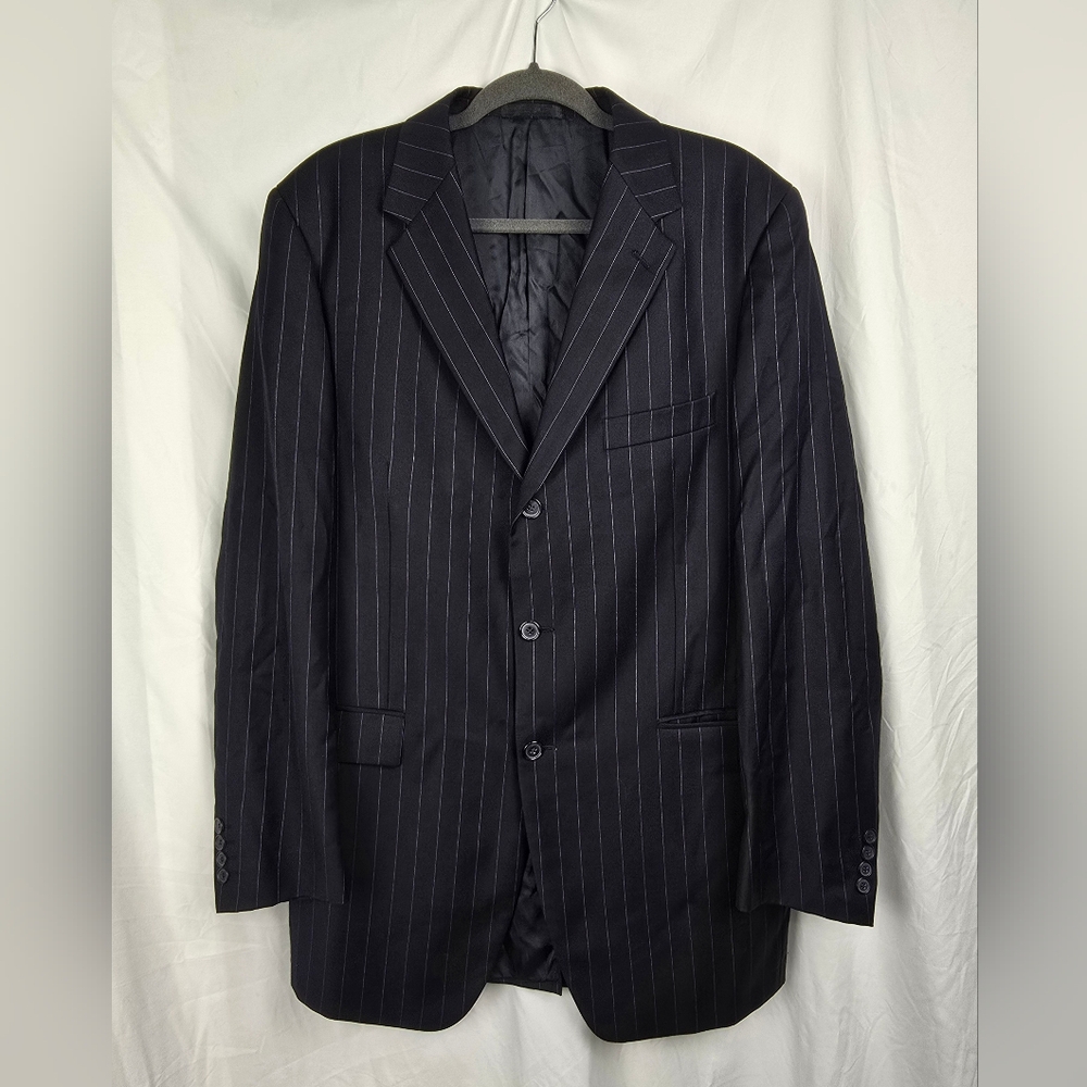 Ysl Yves Saint Laurent Pour Homme Striped Navy Pu… - image 1